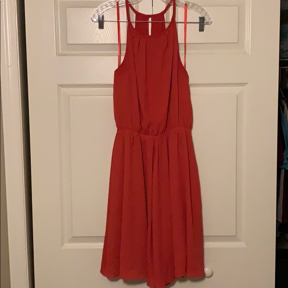 Flowey halter dress